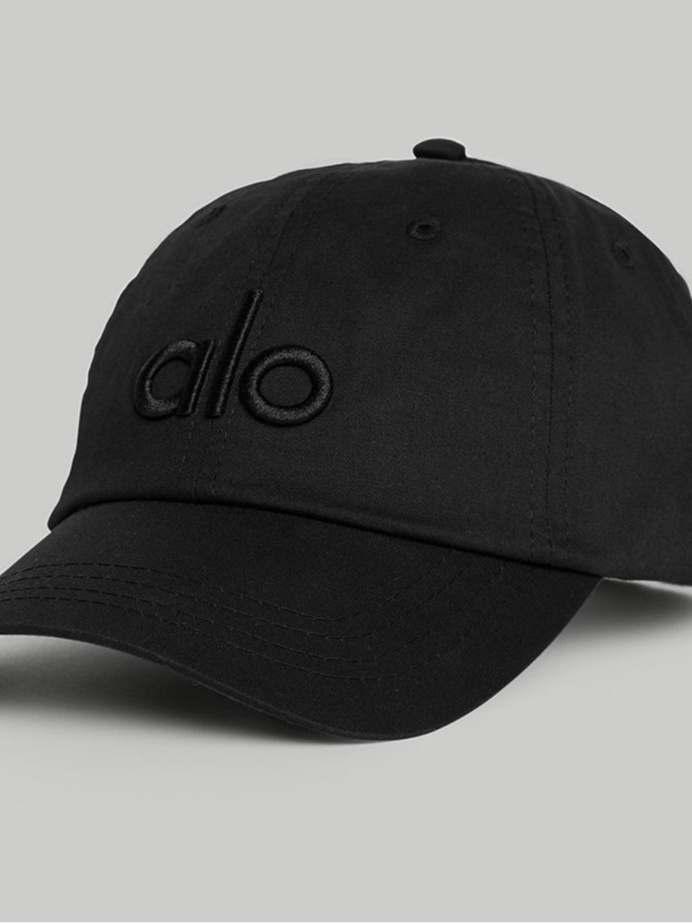 Alo Yoga Black Adjustable Baseball Cap | Unisex | Brand New with Tags - Picture 3 of 5